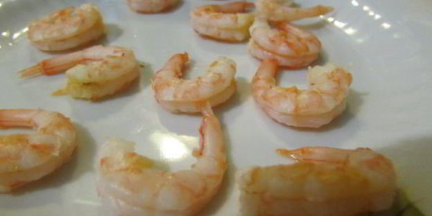 заливное из судака и креветок