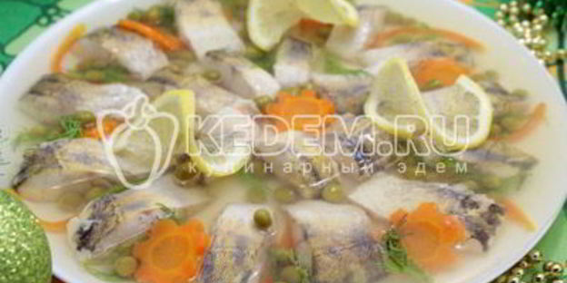 заливное из судака праздничное