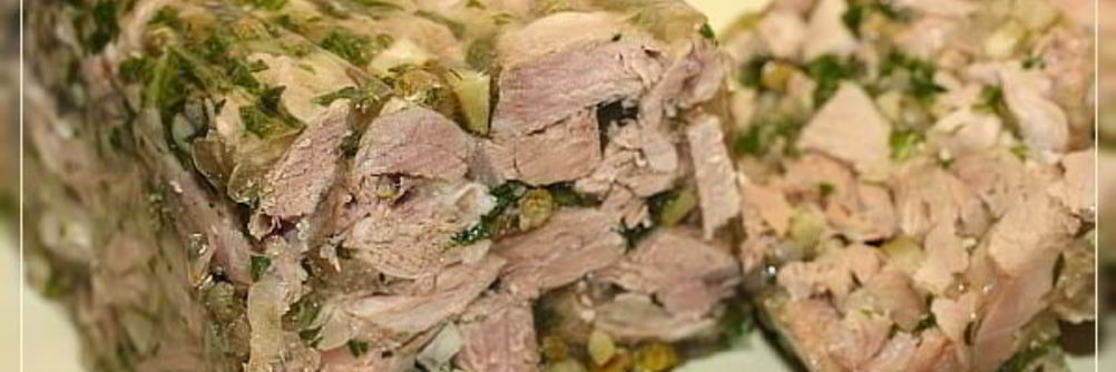 Заливное из ветчины