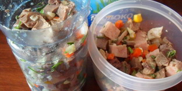 заливное праздничное трио