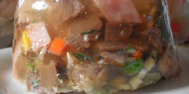 заливное праздничное трио