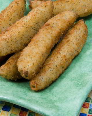 Жареные во фритюре огурцы