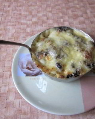 Грибной жульен со сливками