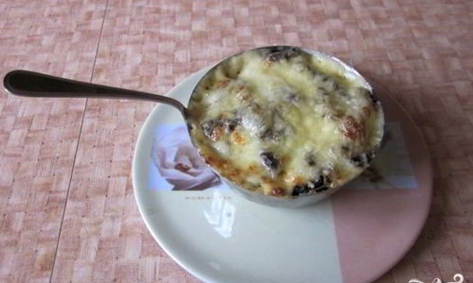 Рецепт грибного жульена со сливками