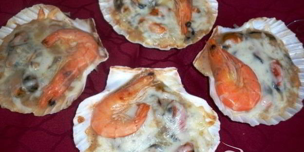 кокиль — жюльен из мидий