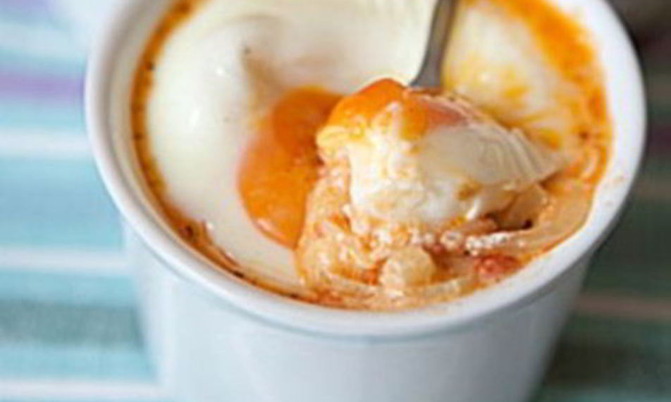 Рецепт овощного жульена с сыром и яйцом