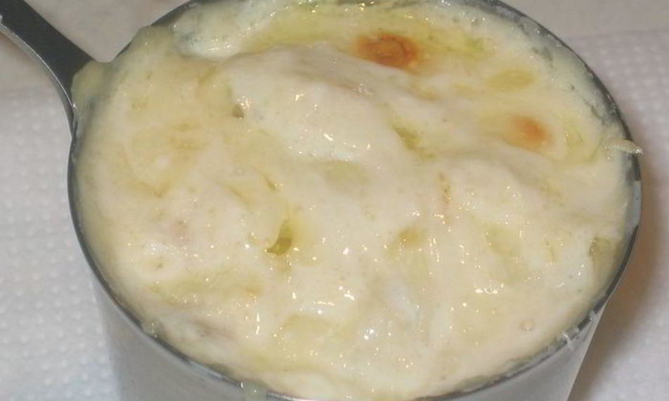 Рецепт сливочного жульена из белых грибов без муки