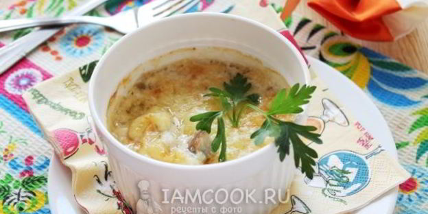 жульен из белых грибов