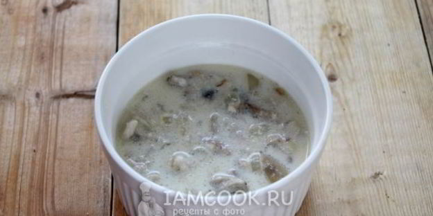 жульен из белых грибов