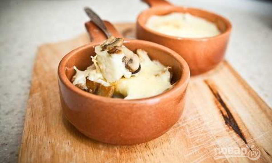 Рецепт жульена из шампиньонов классический