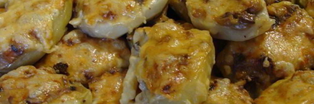 Жульен с грибами и картошкой