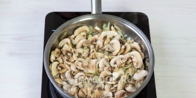 жульен с грибами и сливками