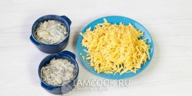 жульен с грибами и сливками