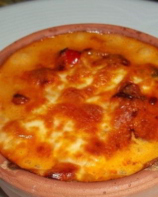 Жульен с креветками