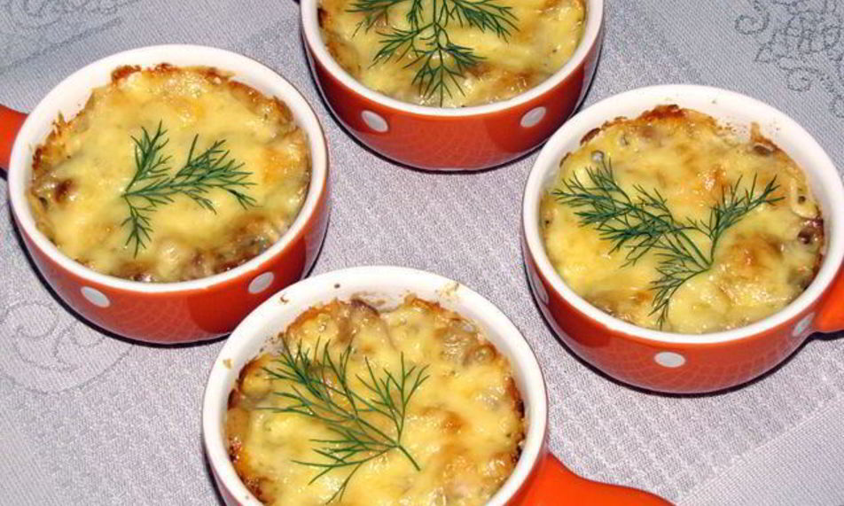 Рецепт жульена с курицей и грибами из ссср