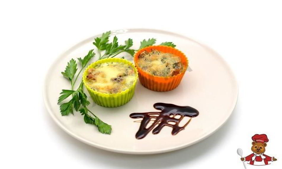 Рецепт жульена с курицей и грибами в духовке