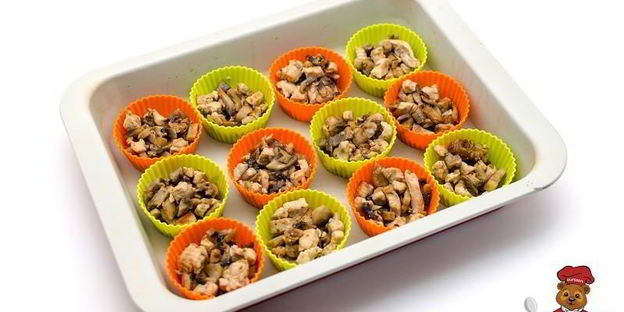 жульен с курицей и грибами в духовке