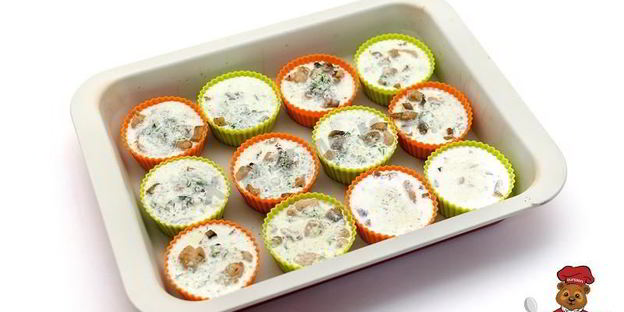 жульен с курицей и грибами в духовке