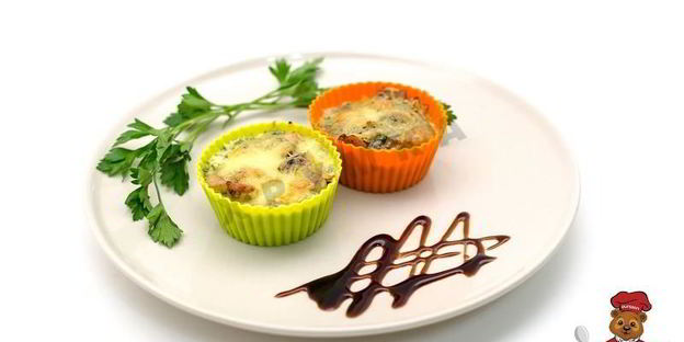 жульен с курицей и грибами в духовке