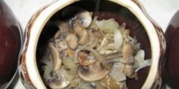 жульен с курицей и шампиньонами