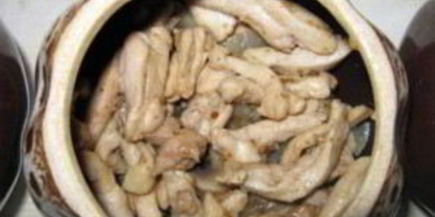 жульен с курицей и шампиньонами