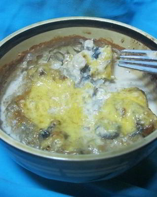 Жульен с рыбой