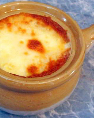 Жульен с шампиньонами и грудками