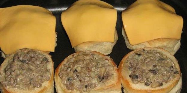 жульен в булочках