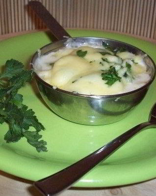 Жюльен из кальмаров с грибами