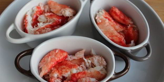 жюльен из крабов с белыми грибами