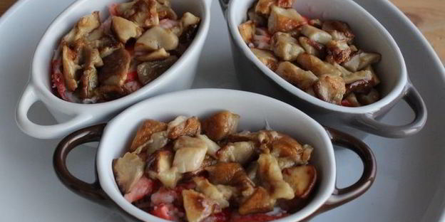 жюльен из крабов с белыми грибами