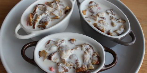 жюльен из крабов с белыми грибами