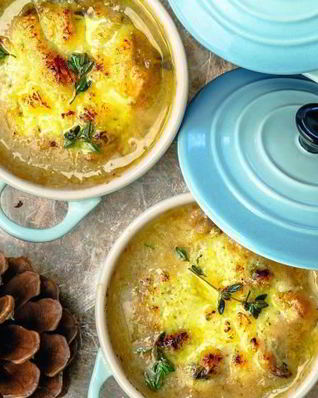 Жюльен из курицы с шампиньонами