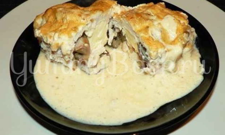 Рецепт жюльена с куриным филе и грибами