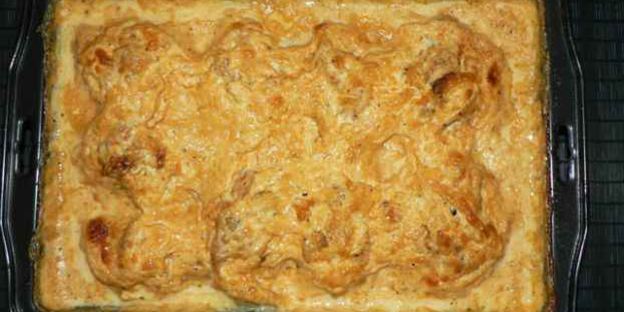 жюльен с куриным филе и грибами