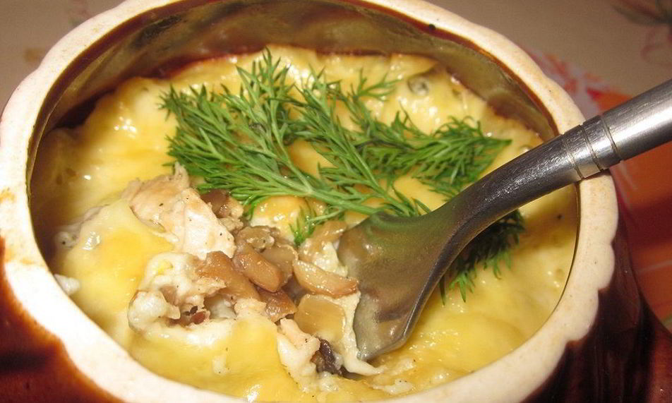 Рецепт жюльена с курицей и грибами