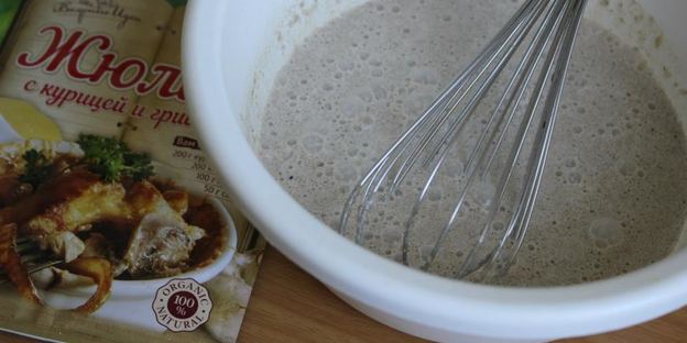 жюльен с курицей и лисичками