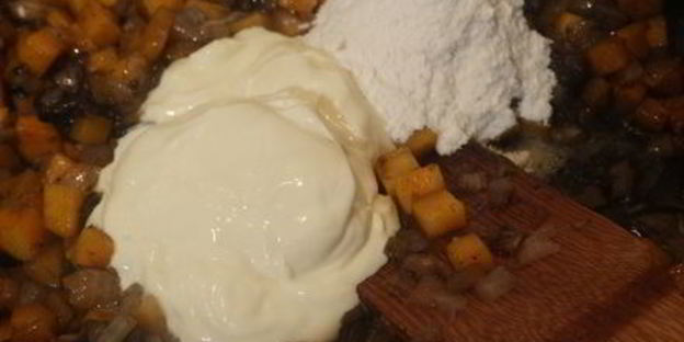 жюльен с тыквой