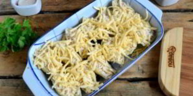 жюльен в больших ракушках