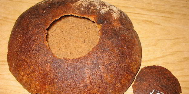 жюльен в хлебном каравае