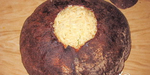 жюльен в хлебном каравае