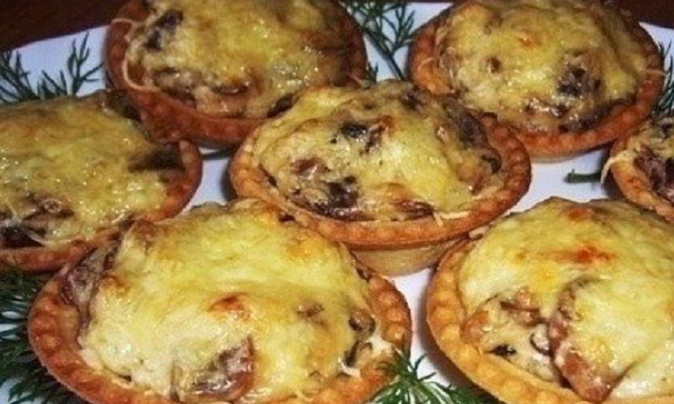 Рецепт жюльена в тарталетках